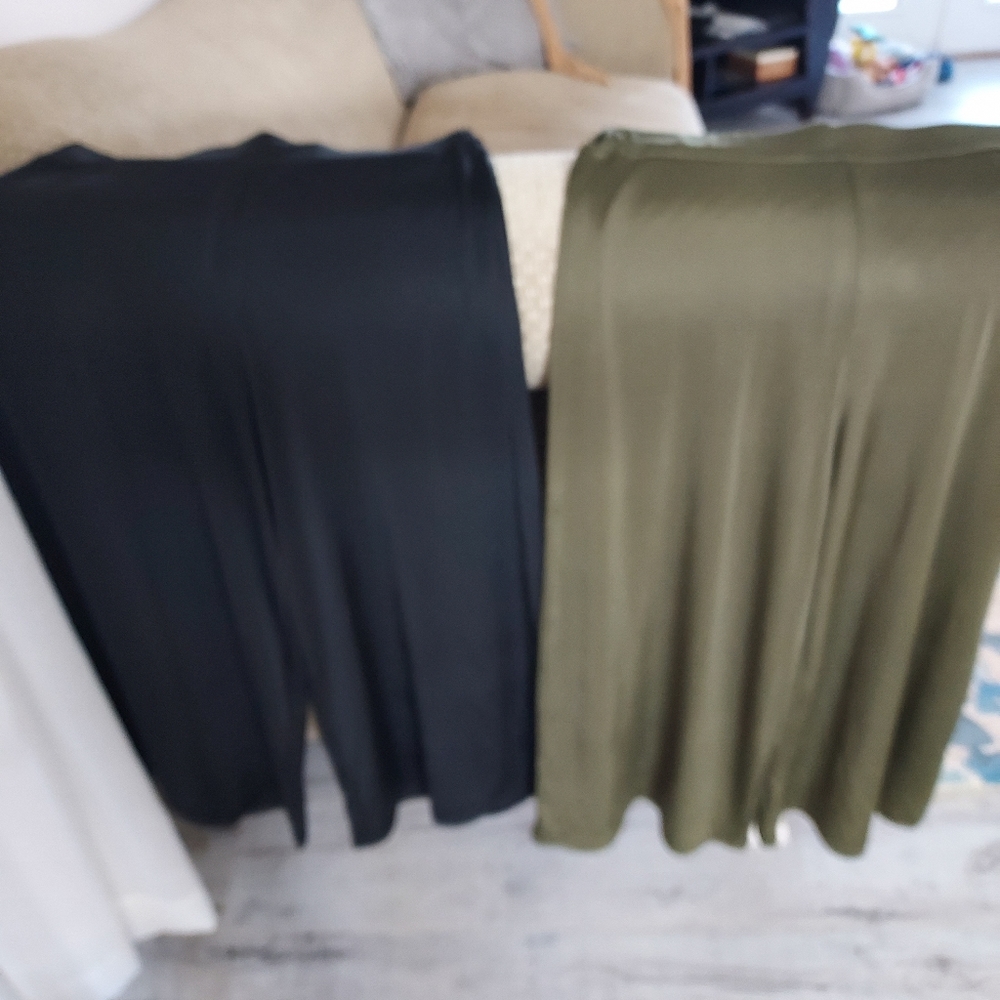 PAIR of Wide Leg Palazzo Pants.